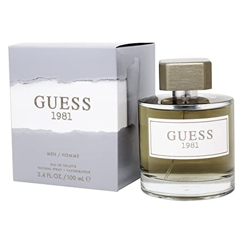 Guess Fragrance 1981 Eau De Toilette for Men, 3.4 Fluid Ounce - Medaid International