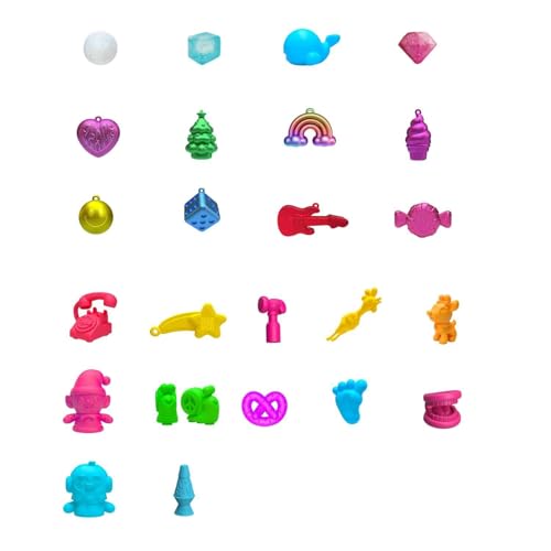 Schylling NeeDoh Advent Calendar - 24 Days of Sensory Surprises - Squishy Toys with Fun Shapes and Textures - Ages 3 and Up - Color May Vary; 24 NeeDoh Toys in One Calendar - Medaid International