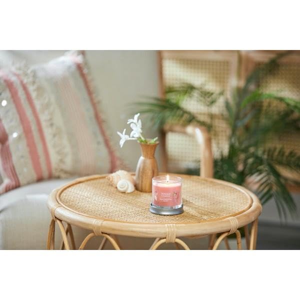 Yankee Candle Small Tumbler Scented Single Wick Jar Candle, White Strawberry Bellini, Over 20 Hours of Burn Time, 4.3 Ounce (Pack of 2) - Medaid International
