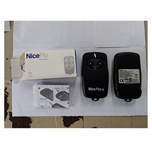 Nice - FLO2R-S Garage Door Opener Remote, 433.92 MHz, Compatible with Nice Systems