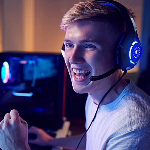 Tatybo - Gaming Headset with Noise Canceling Mic, Deep Bass, Crystal Surround Sound