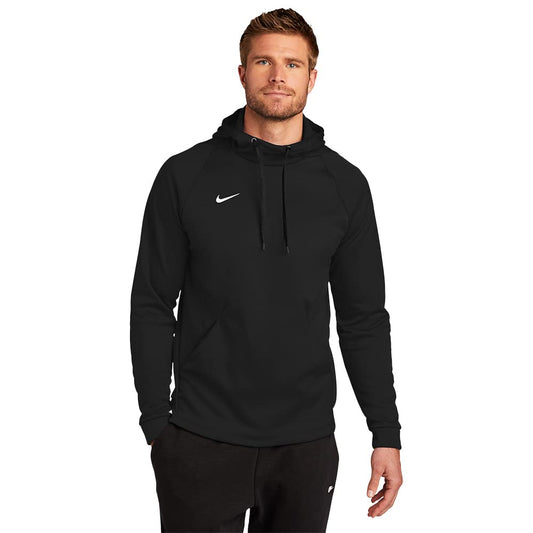 Nike Men's Therma Pullover Hoodie (Black/White, Medium) - Medaid International