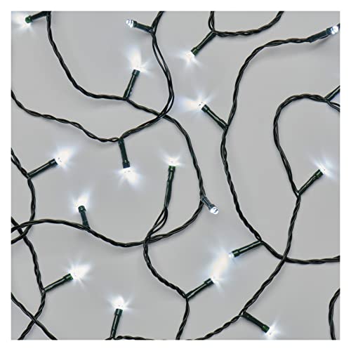 Emos - 4m LED Light Chain Cold White, IP44, 40 LEDs, Timer Function