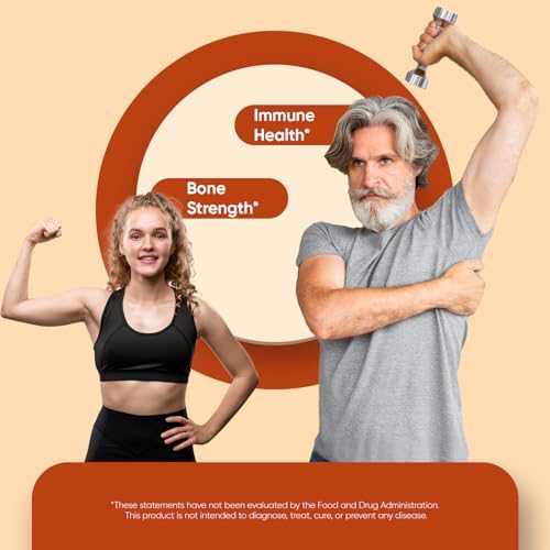 WeightWorld Vitamin D3 K2 5000IU Capsules for Bone Strength & Immune Health - 4 Months Supply Vitamin D3 and K2 Supplements - 120 Vegan D3 K2 Capsules for Women and Men, Non-GMO, Gluten-Free|B0CY288PWZ