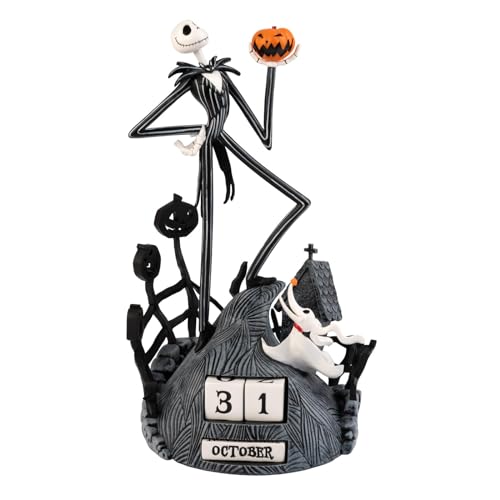 Grupo Erik - Perpetual Desk Calendar, Nightmare Before Christmas Theme, Ideal Home Office Accessory