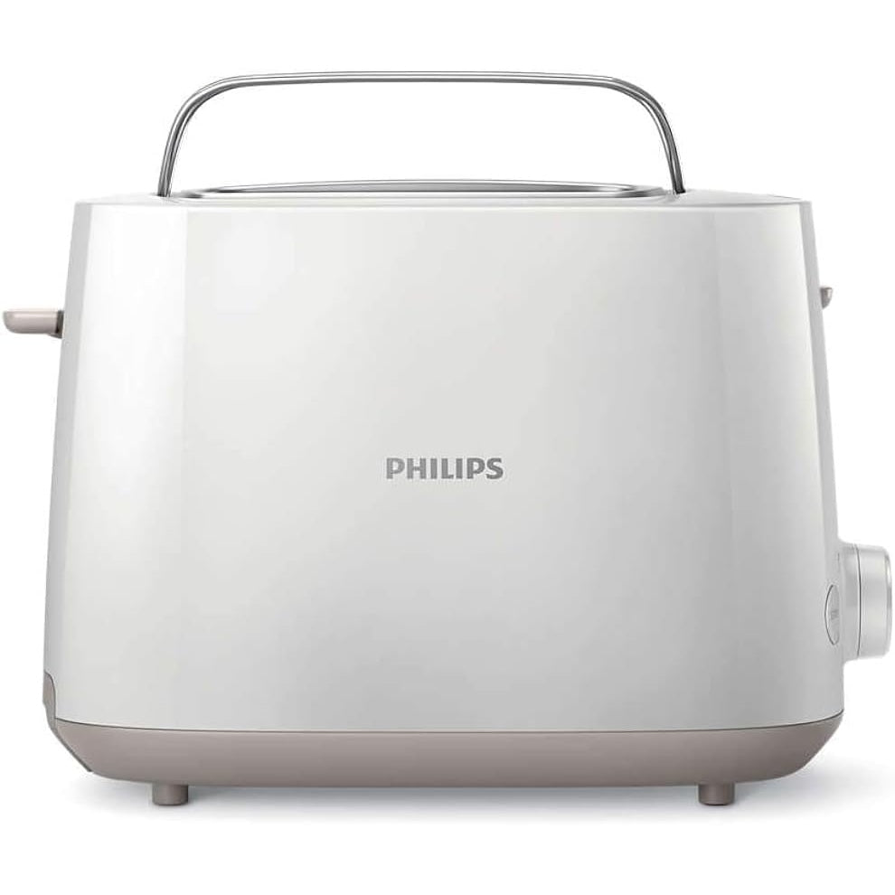 Philips Daily Collection Toaster - 900W, 8 Setting, Integrated Bun Warming Rack, Compact Design - HD2581/01 - Medaid