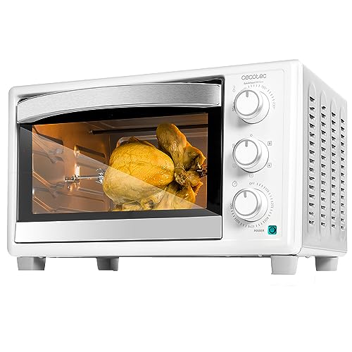 Cecotec - BakeundToast 3090 Gyro Table Stove, 30L, 1500W, 5 Functions, Rotisserie