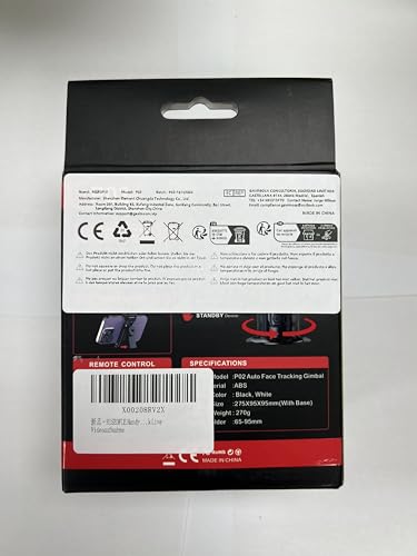 Auto Face Tracking Tripod 360° Rotating Auto Tracking Phone Holder, No App, Phone Camera Stand with Remote and Gesture Control, Smart Shooting Stand for Vlog/TIK Tok Live Video Recording - Medaid International