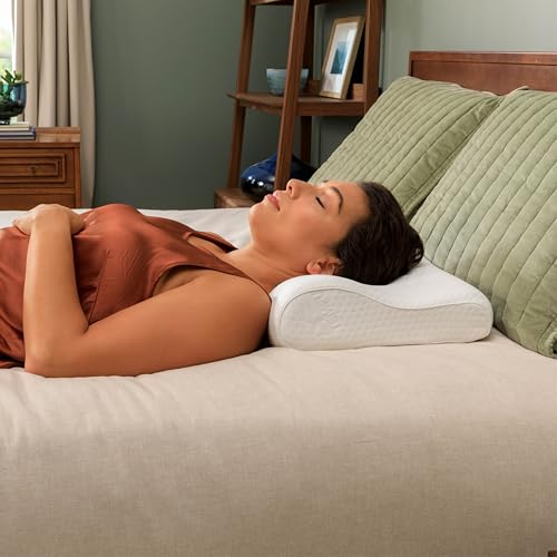 Tempur-Pedic TEMPUR-Ergo Neck Pillow, Medium Profile, White - Medaid International