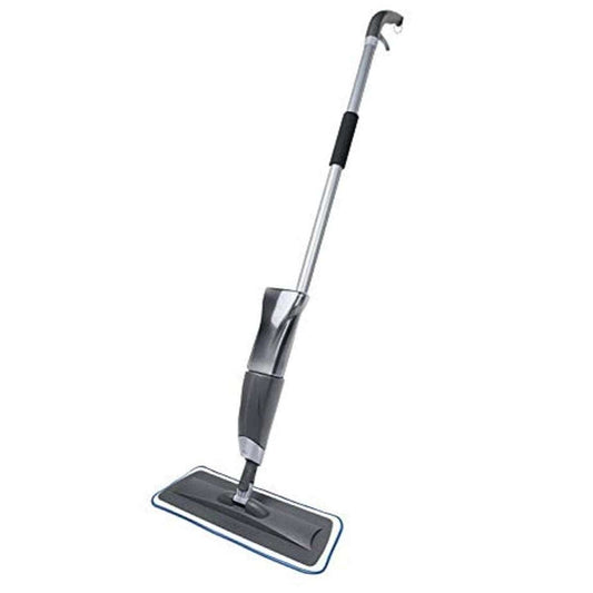 Addis 513619 Spray Mop 2 in 1 with Microfibre Flat Pad Head, Metallic & Blue, 40 x 12 x 128 cm - Medaid International