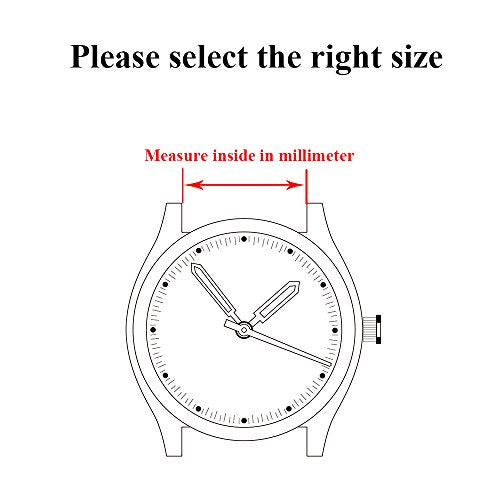 Berfine - Quick Release Stainless Steel Watch Strap, 16mm to 24mm Sizes, Durable & Stylish