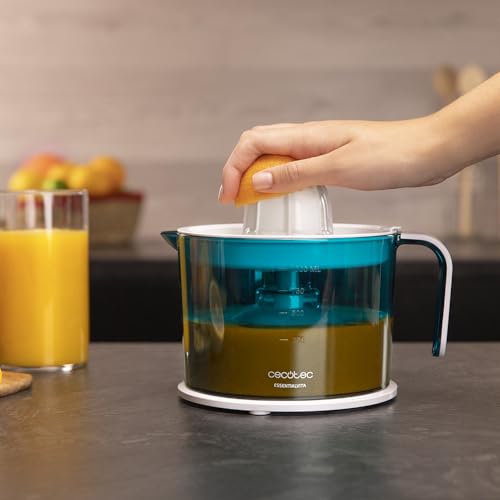 Cecotec - EssentialVita Electric Juicer with Adjustable Pulp Regulator & 2 Cones