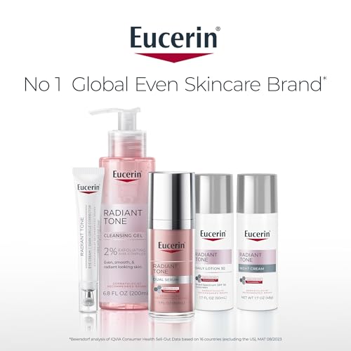 Eucerin Radiant Tone Eye Cream Dark Circle Corrector, Eye Brightening Cream with Thiamidol and Hyaluronic Acid, Helps Reduce the Look of Eye Puffiness, 0.5 Oz Tube - Medaid International