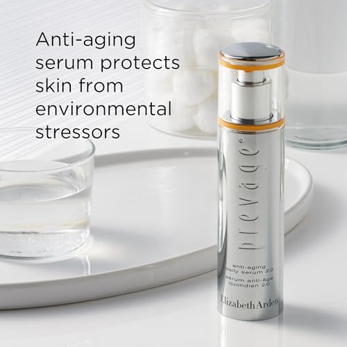 Elizabeth Arden PREVAGE Anti-Aging Face Serum 2.0 for Women, Brightening & Dark Spot Correcting Skincare, With Antioxidant Idebenone Technology, 1.7 Fl Oz - Medaid International