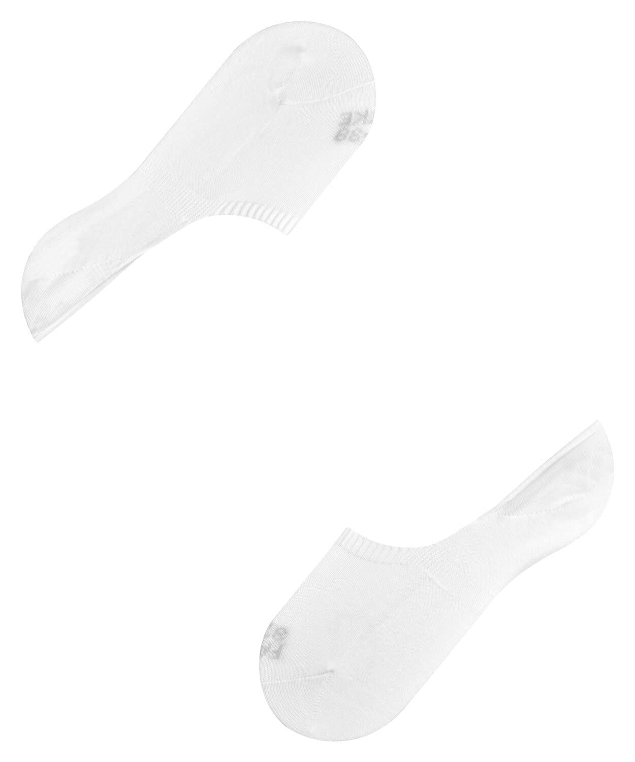 FALKE Women Step High Cut Invisible W 1 Pair, White (White 2000), 6.5-7.5 - Medaid International