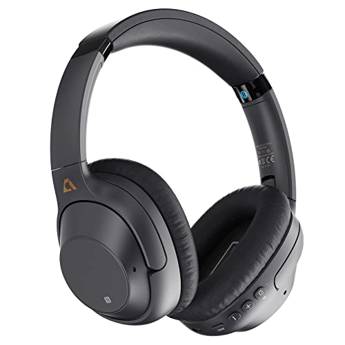 Ankbit - Hybrid Noise-Canceling Over-Ear Bluetooth Headphones With HD Mic