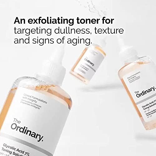 The Ordinary Glycolic Acid 240ML 7% Toning Resurfacing Solution, Ordinary Glycolic Acid Solution, Acido Glicolico The Ordinary para Las Axilas, Ordinary Peeling Solution (Size : 1PCS) - Medaid - Lebanon