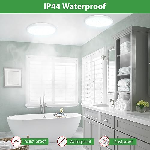 Hepside - Versatile LED Ceiling Light with 3000K/4500K/6000K Options