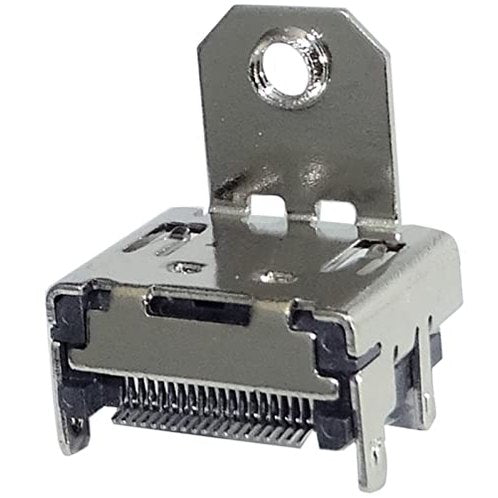 Aerzetix - HDMI Male to Female Solder Type A Adapter Set, 19-Pin with Mounting Plate