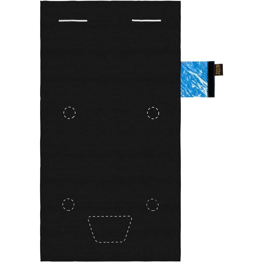 HILALFUL Roll Out & Pray - Electric Blue | Muslim Praying Rug for Kids & Children | Water Resistant | Anti-Slip | Islamic Gift for Eid, Ramadan | for Travel | Lightweight - Medaid International