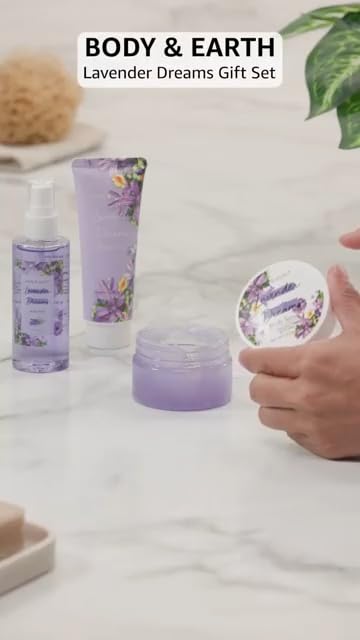 Fragrance Gift Set for Women, Body & Earth Morher's Day Gift, Body Mist & Body Lotion & Shower Gel, Perfume for Women, Valentine's Day Gift, Gift for Mom - Medaid International