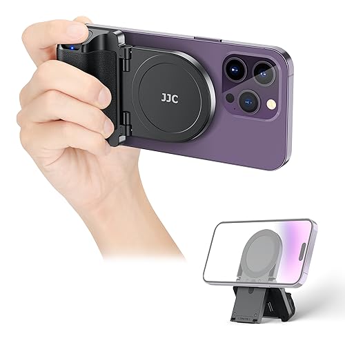JJC - Magnetic Phone Camera Grip with Wireless Shutter, Tripod Compatible