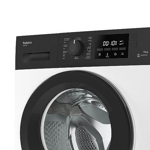 Cecotec - 10 kg Front Load Washing Machine with Inverter Motor, 16 Programs