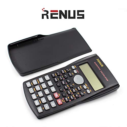 Renus - 2-Line Engineering Scientific Calculator for Students & Teachers, Battery Powered, User-Friendly Design