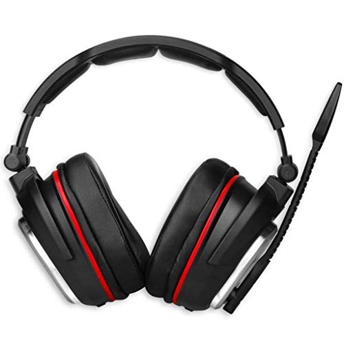 Huhd - 2.4GHz Wireless Headset with HD Audio, Noise Reduction & 7.1 Surround Sound for Xbox, PS4, PC, MAC