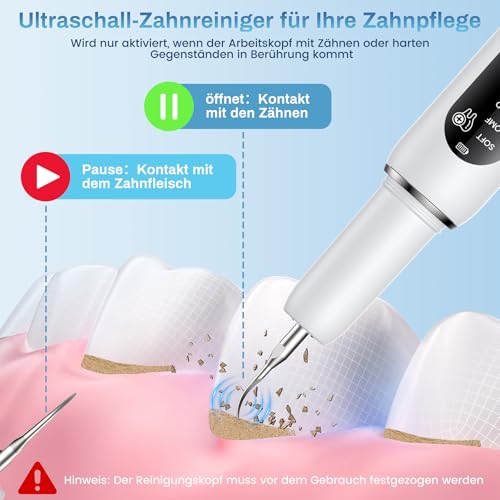 Fivava - Dog Teeth Cleaning Kit with 5 Modes & 4 Interchangeable Heads