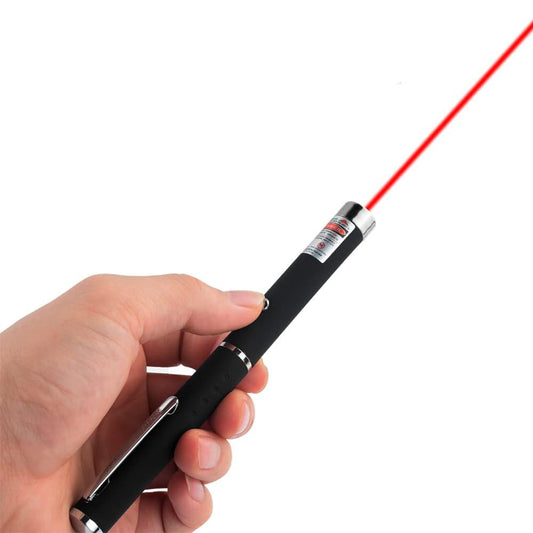 CHUQIANTONG Laser Pointer Cat Toys Red Laser Presentation Remotes for Indoor Classroom Interactive Teaching (Red, Without Battery 1 Pack) - Medaid International