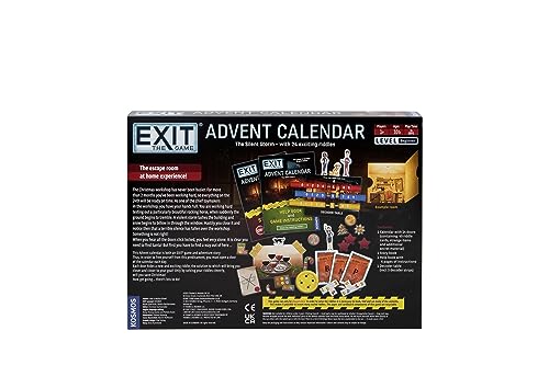 EXIT: The Game - Advent Calendar - The Silent Storm Family Game Cooperative Game Puzzle a Day Escape Room - Medaid International