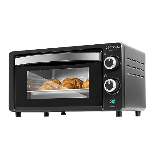 Cecotec - Bake&Toast 1090 Black Table Oven, 10L, 1000W, 60-Min Timer, 230ºC