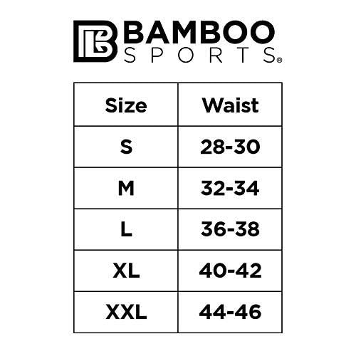Bamboo Sports Mens Bamboo Boxer Briefs Underwear - Soft & Comfortable Fit 4 inch inseam - Medaid International