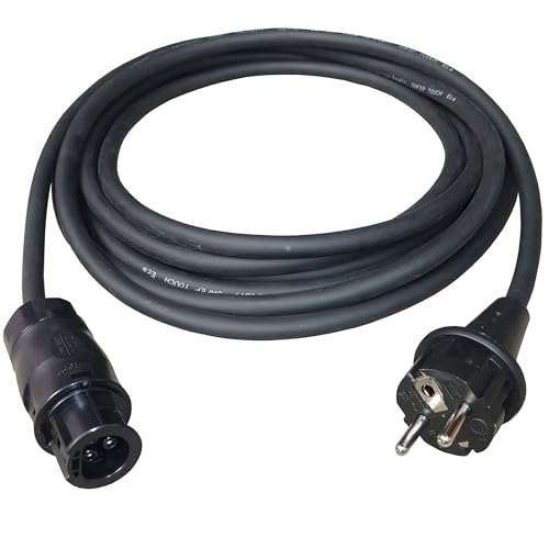 Klarbeit - Betterie BC01 to Schuko AC Cable, 5m, IP54 Rated, Reliable Extension for Micro Inverters