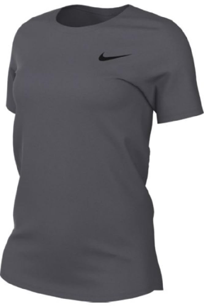 Nike Womens Legend Short Sleeve Crew T-Shirt (as1, Alpha, l, Regular, Regular, Carbon Heather) - Medaid International