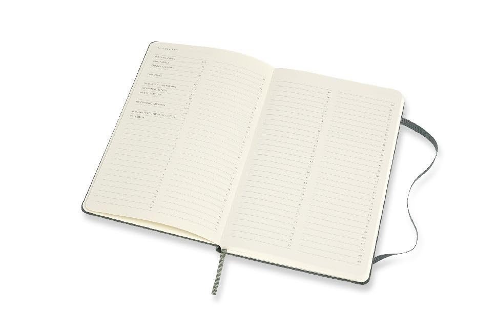 Moleskine Professional Notebook, Large, Forest Green, Hard Cover (5 x 8.25) - Medaid International