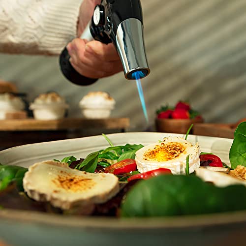 Cecotec - Polka Flame-Cook 1000 Kitchen Torch, 1300ºC, Flame Regulator, Safety Lock