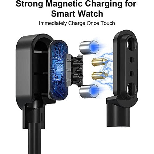 Lamshaw - Magnetic Charger for TiMu T32 Fitness Tracker, 1M Length, Durable Design