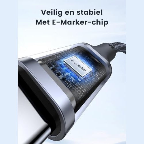 UGREEN - 100W USB C to USB C Cable, 5A Fast Charging, PD 3.0, 2-Pack