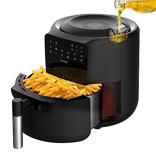 Cecotec - Cecofry Rain Air Fryer 5.5L, Oil Spray, 7 Cooking Levels, 1550W