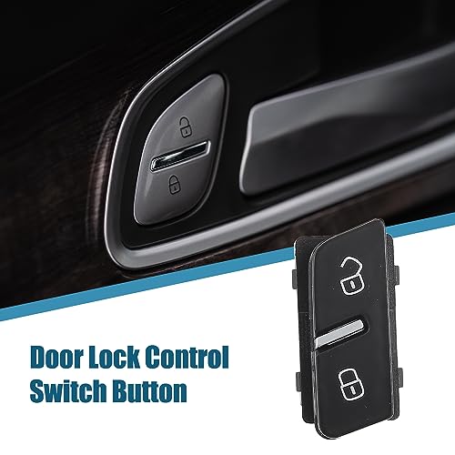 X Autohaux - Door Lock Switch Button for VW Touareg 2011-2015, Durable, Easy Installation, OEM Fit
