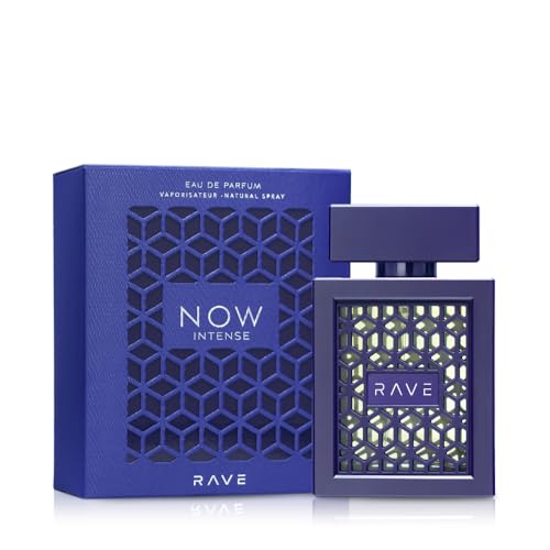 Lattafa Rave Now Intense Eau de Parfum Spray for Men, 3.4 Ounce - Medaid International