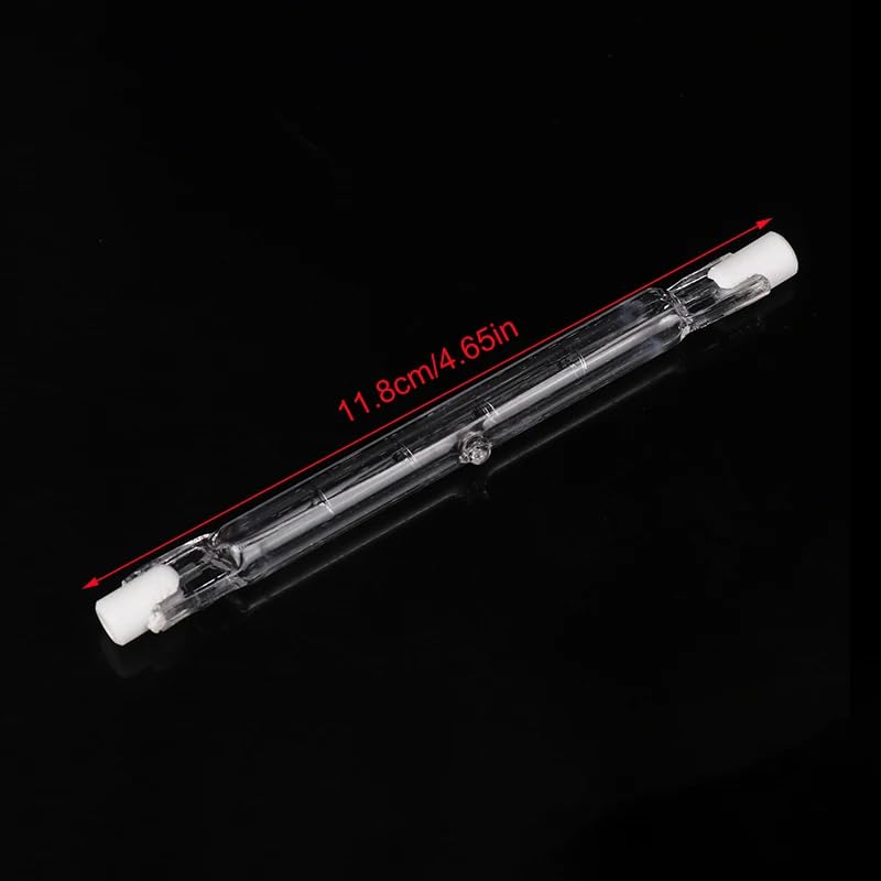 Ledloclb - 5PCS R7s Halogen Light Bulbs, 220-240V, 500W, 118mm, High Colour Temperature