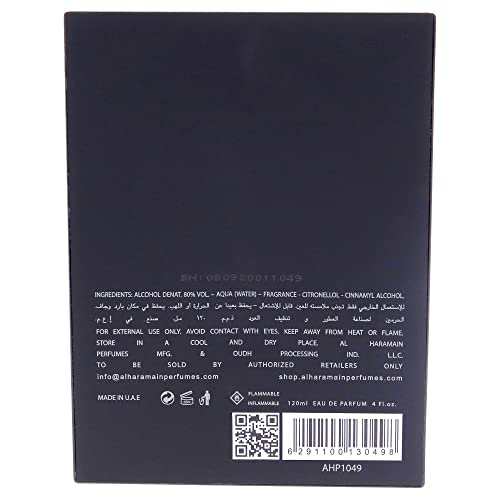 Al Haramain Al Harmain amber oud gold edition unisex 4.0 Ounce eau de parfum spray, 4.0 Ounce - Medaid International
