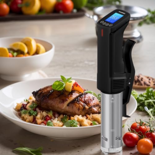 Update Inkbird WIFI Sous Vide Machine ISV-100W| 1000 Watts Sous-Vide Cooker Immersion Circulator with 14 Preset Recipes on APP and Thermal Immersion, Fast-Heating with Timer |Best Gifts - Medaid International
