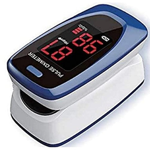 Gima - Portable OXY-2 Finger Pulse Meter with LED Display & Visual Alarms