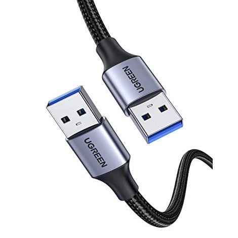 UGREEN - USB 3.0 Cable 5 Gbps Super Speed, Nylon, 3M Length, Compatible with Printers & Laptops