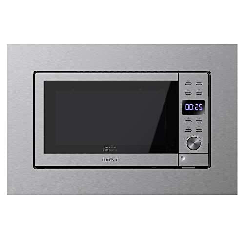 Cecotec - 700W Digital Microwave with 20L Capacity & Grill Function, Silver