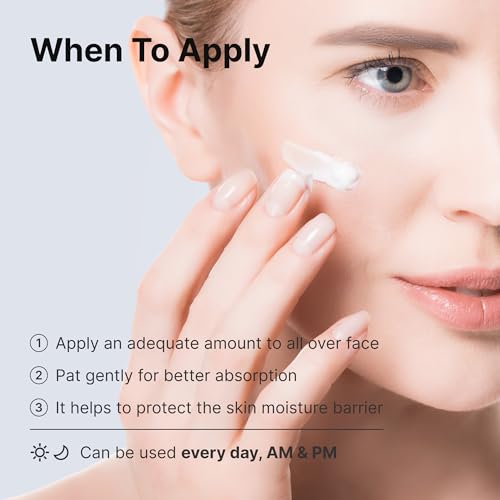 Panthenol 10% Cica Repair Cream, Hydrating Post-Acne Face Moisturizer for Sensitive Skin Barrier Repair, Korean Skincare (2.7 Fl Oz / 80ml)|B0DYY1KVPP